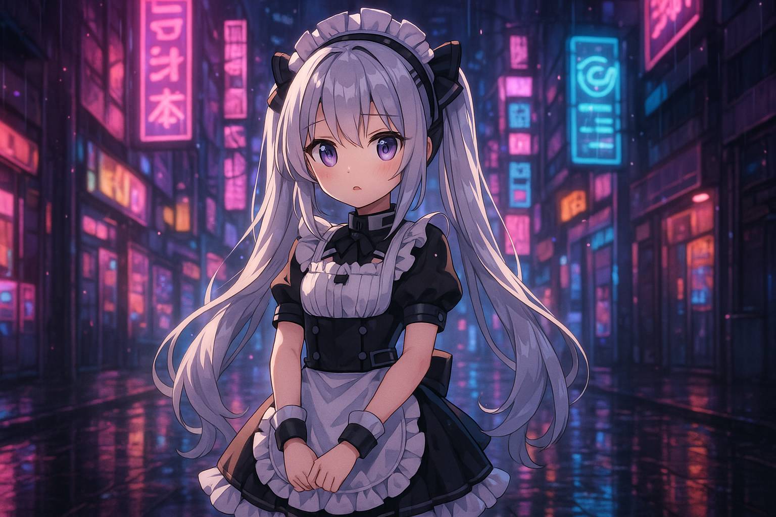 福利导航教程动漫 - 赛博朋克少女